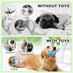 Pet Safe Rubber Teeth Cleaning Grinding Toys Chewing Food Dog Toys