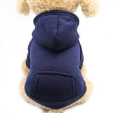 Autumn And Winter Small Thickening Warm Solid Color Dog Clothes