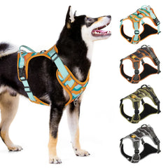 Reflective Soft Padded Adjustable Fit Training Walking Dog Harness