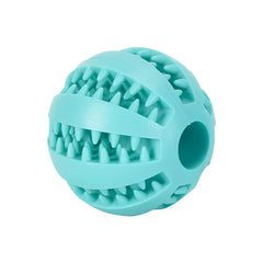 Interactive Elasticity Chew Tooth Cleaning Rubber Food Ball Dog Toy