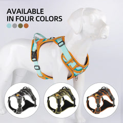 Reflective Soft Padded Adjustable Fit Training Walking Dog Harness