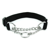 Adjustable Chain for Medium Large Nylon Dog Collars Outdoor Walk
