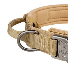 Adjustable And Durable Tactical Dog Collar For Medium Large Dogs