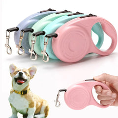 Nylon Dog Leash Automatic Retractable Durable Lead Extending Walking Running