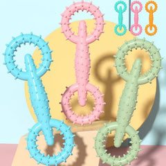 Indestructible Pull Ring Dog Toys Interactive Chew Puppy Chewing Toy