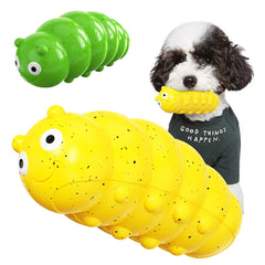 Caterpillar Squeaky Plush Chew Toys for Puppies Small Medium Large Dog