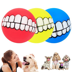 Ball Teeth Silicon Chew Toys Sound Novelty Playing Funny Toys Dog