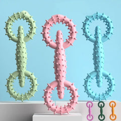 Indestructible Pull Ring Dog Toys Interactive Chew Puppy Chewing Toy