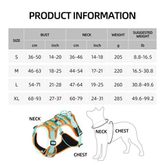 Reflective Soft Padded Adjustable Fit Training Walking Dog Harness