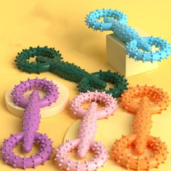 Indestructible Pull Ring Dog Toys Interactive Chew Puppy Chewing Toy