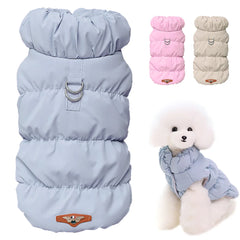 Winter Padded Coat Jacket For Chihuahua French Bulldog Poodle Clothes