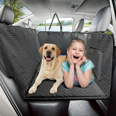 Hard Bottom Waterproof Safety Protector Dog Car Back Seat