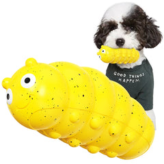 Caterpillar Squeaky Plush Chew Toys for Puppies Small Medium Large Dog