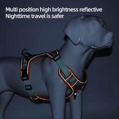 Reflective Soft Padded Adjustable Fit Training Walking Dog Harness