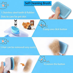 Dog Hair Remover Brush Cat Dog Hair Grooming And Care Comb