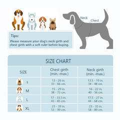 Adjustable Reflective Oxford Outdoor Front Back Leash Clips