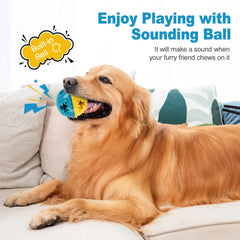 Grinding Teeth Sound Ball Toys Leaking Food Balls Training Dog Toys