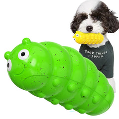 Caterpillar Squeaky Plush Chew Toys for Puppies Small Medium Large Dog