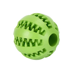 Interactive Elasticity Chew Tooth Cleaning Rubber Food Ball Dog Toy