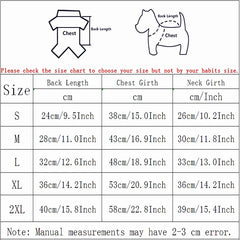 Small Dogs Cotton for French Bulldog Pet T-shirt Chihuahua Clothes