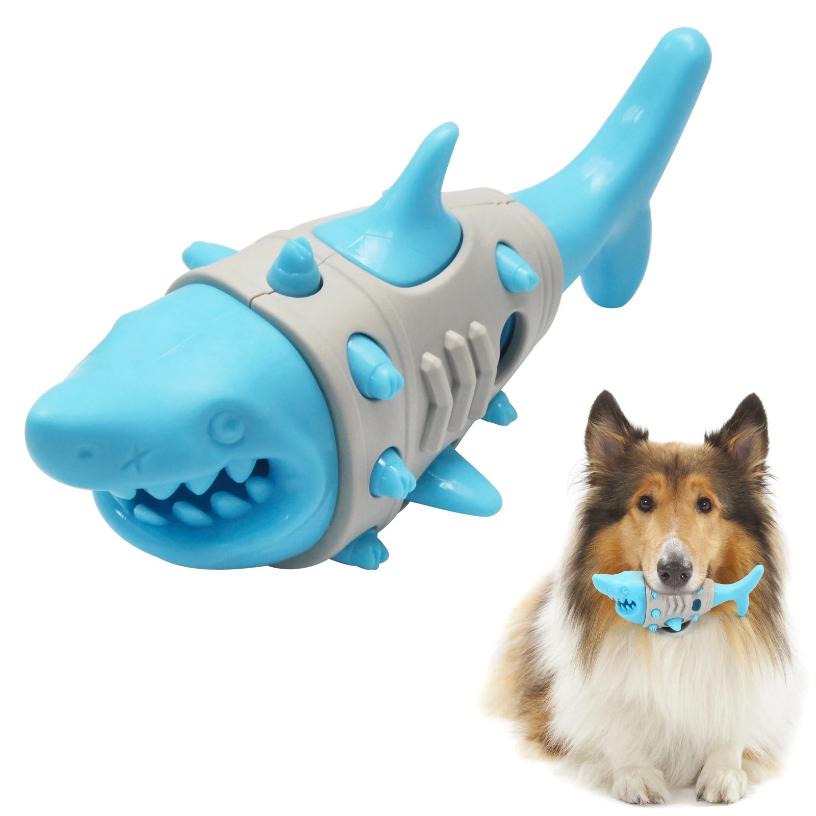 Pet Safe Rubber Teeth Cleaning Grinding Toys Chewing Food Dog Toys