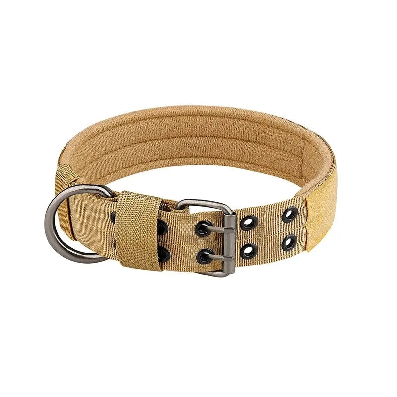 Medium To Large Nylon Tactical Dog Collar Adjustable And Durable