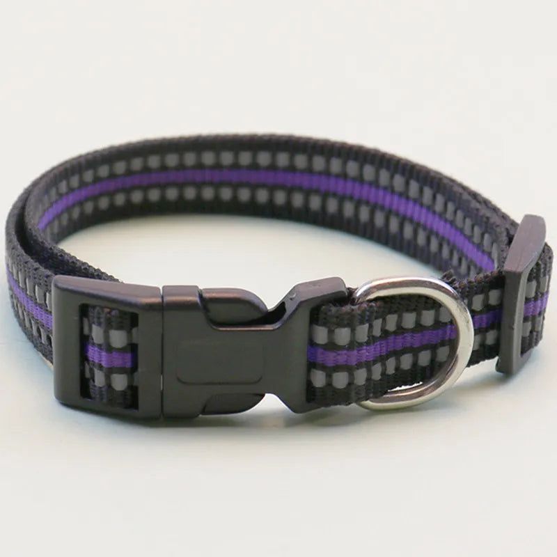 Dogs Walking Nylon Pet Collars Adjustable Waterproof Dog Collars