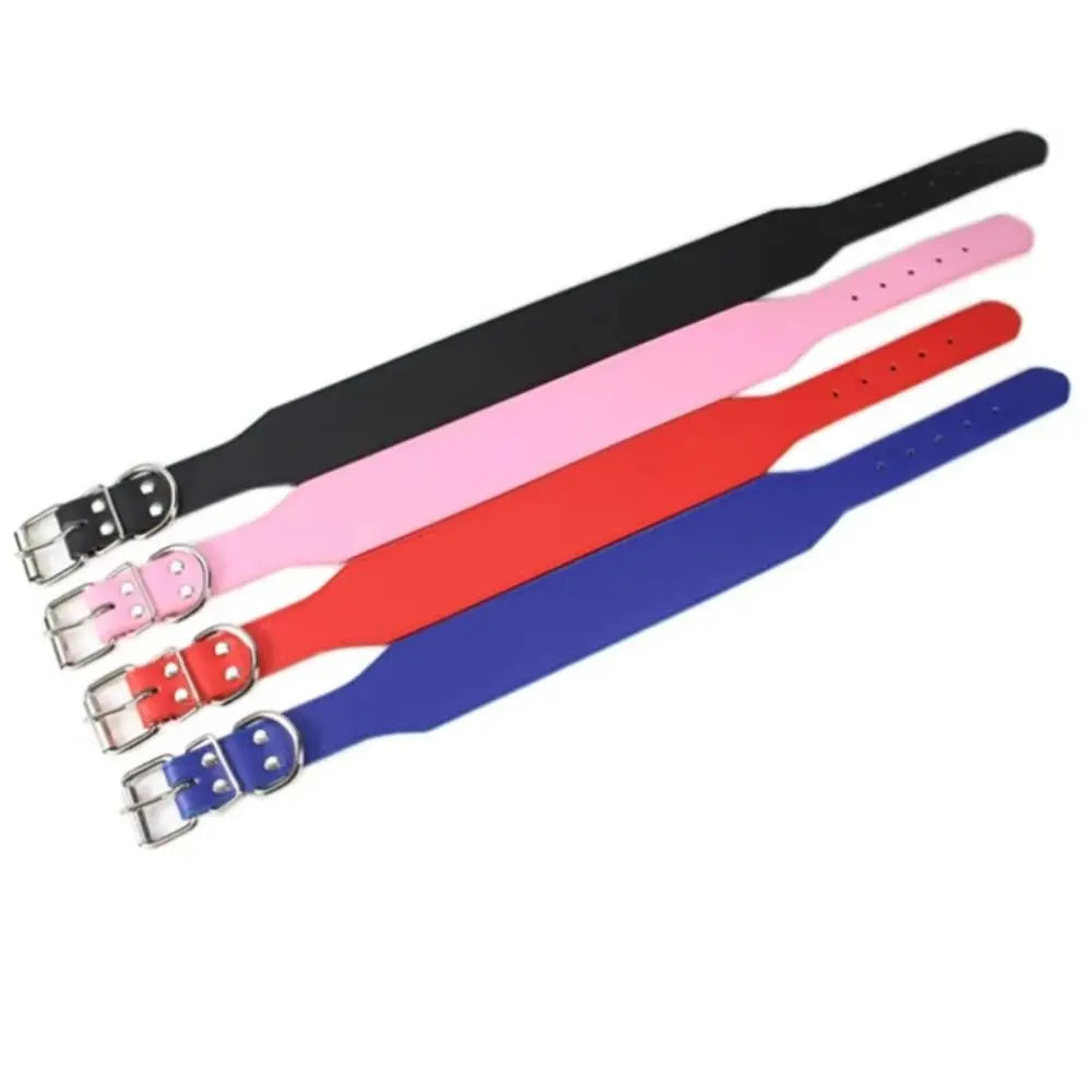 Comfortable Leather L-3XL Neck Straps Durable Adjustable Dog Collar