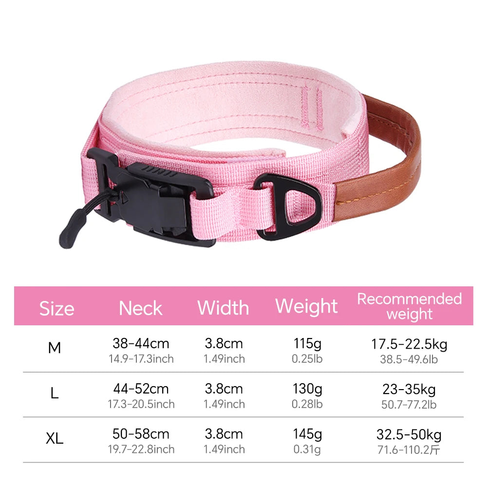 Dog Collar with Innovative Magnetic Adjustable for Large Dogs Accessories