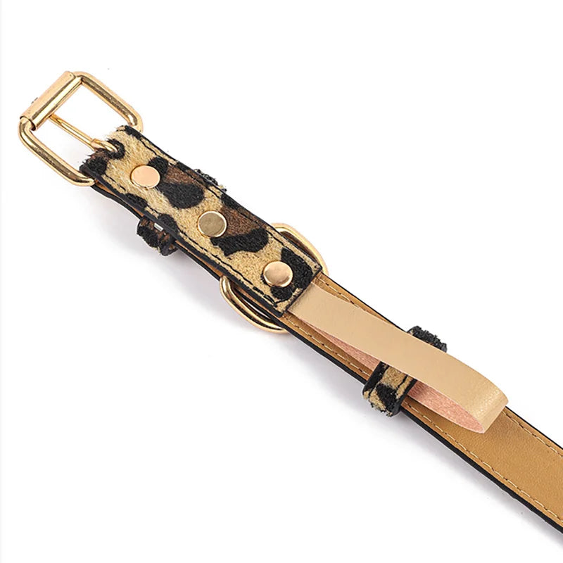 PU Soft Adjustable Pet Collar Durable for Small Medium Dog Collar