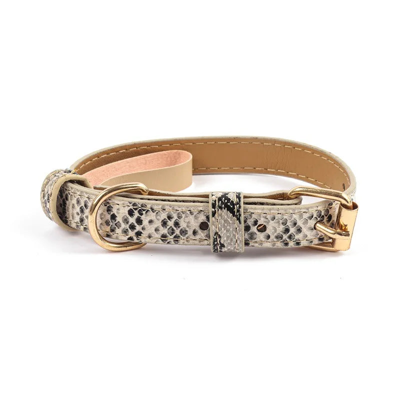PU Soft Adjustable Pet Collar Durable for Small Medium Dog Collar