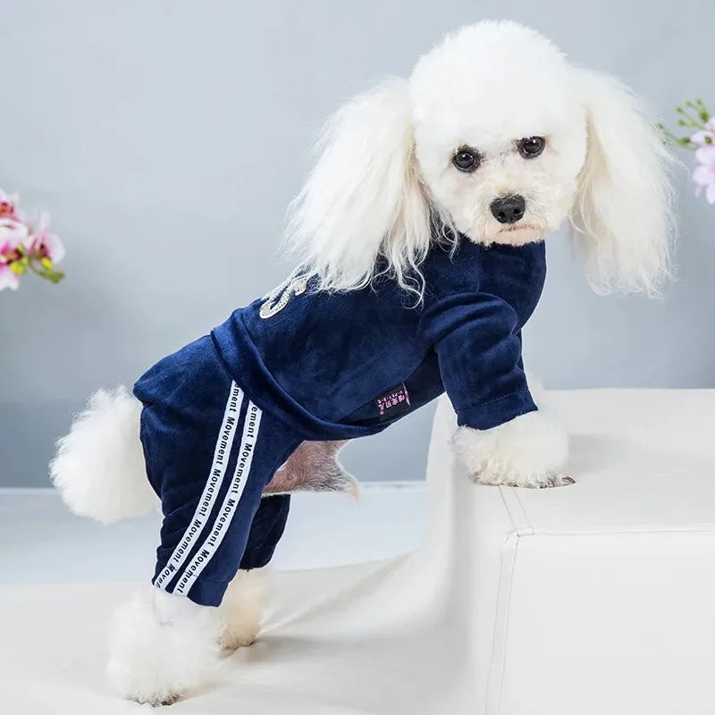 Warm Winter Overalls Jumpsuit for Small Dog Chihuahua Puppy Clothes