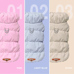 Winter Padded Coat Jacket For Chihuahua French Bulldog Poodle Clothes