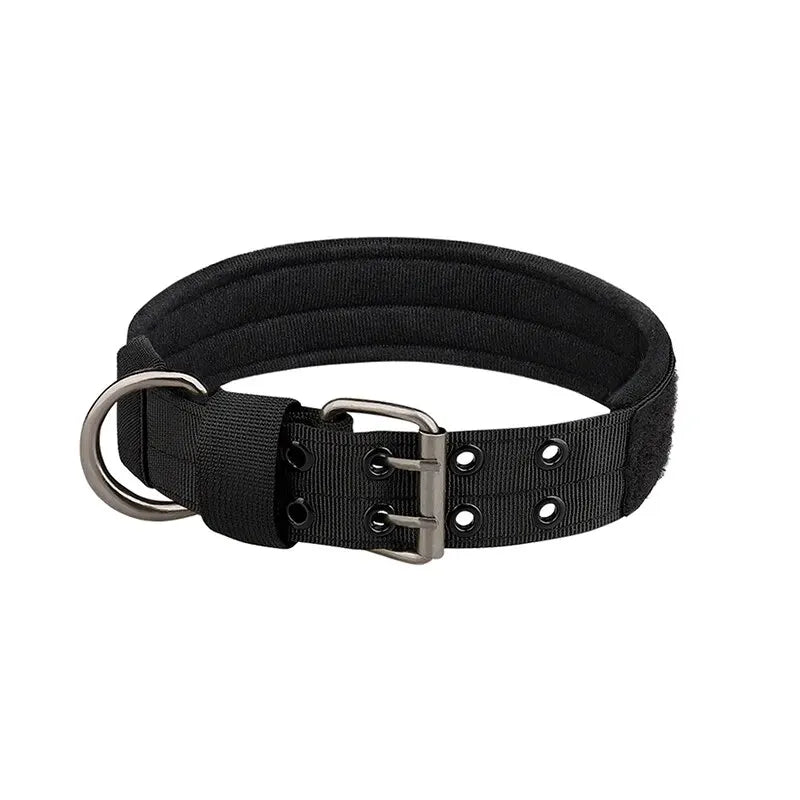 Medium To Large Nylon Tactical Dog Collar Adjustable And Durable