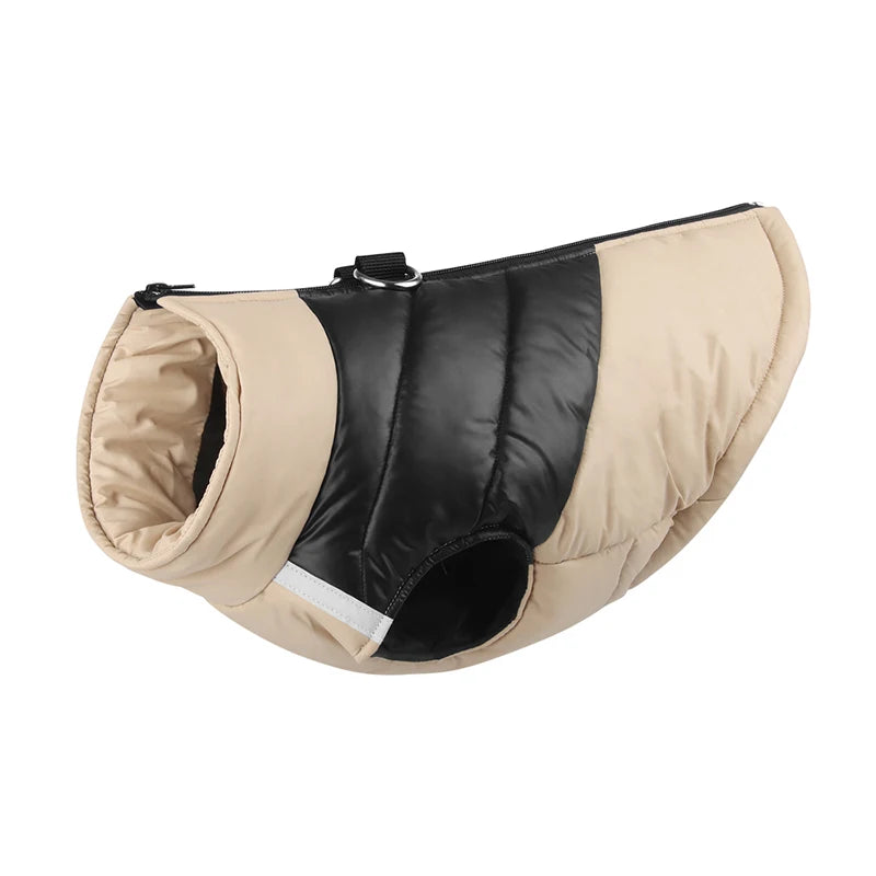 Labrador Cotton Coat For Small Large Dog Reflective Stripe Pet Clothes