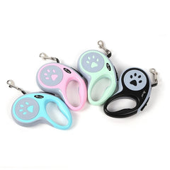 Nylon Dog Leash Automatic Retractable Durable Lead Extending Walking Running