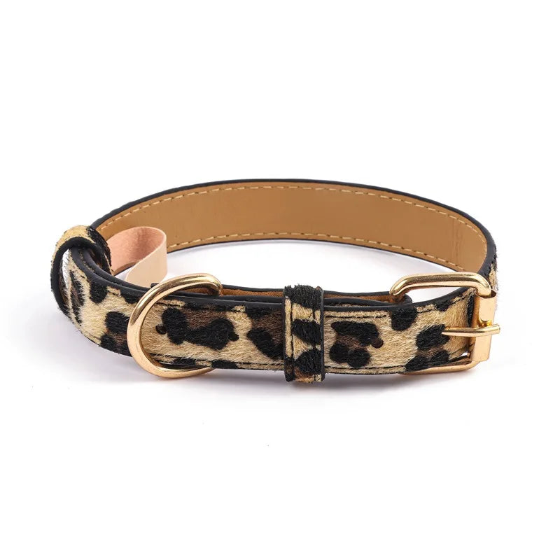 PU Soft Adjustable Pet Collar Durable for Small Medium Dog Collar