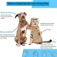 Dog Hair Remover Brush Cat Dog Hair Grooming And Care Comb