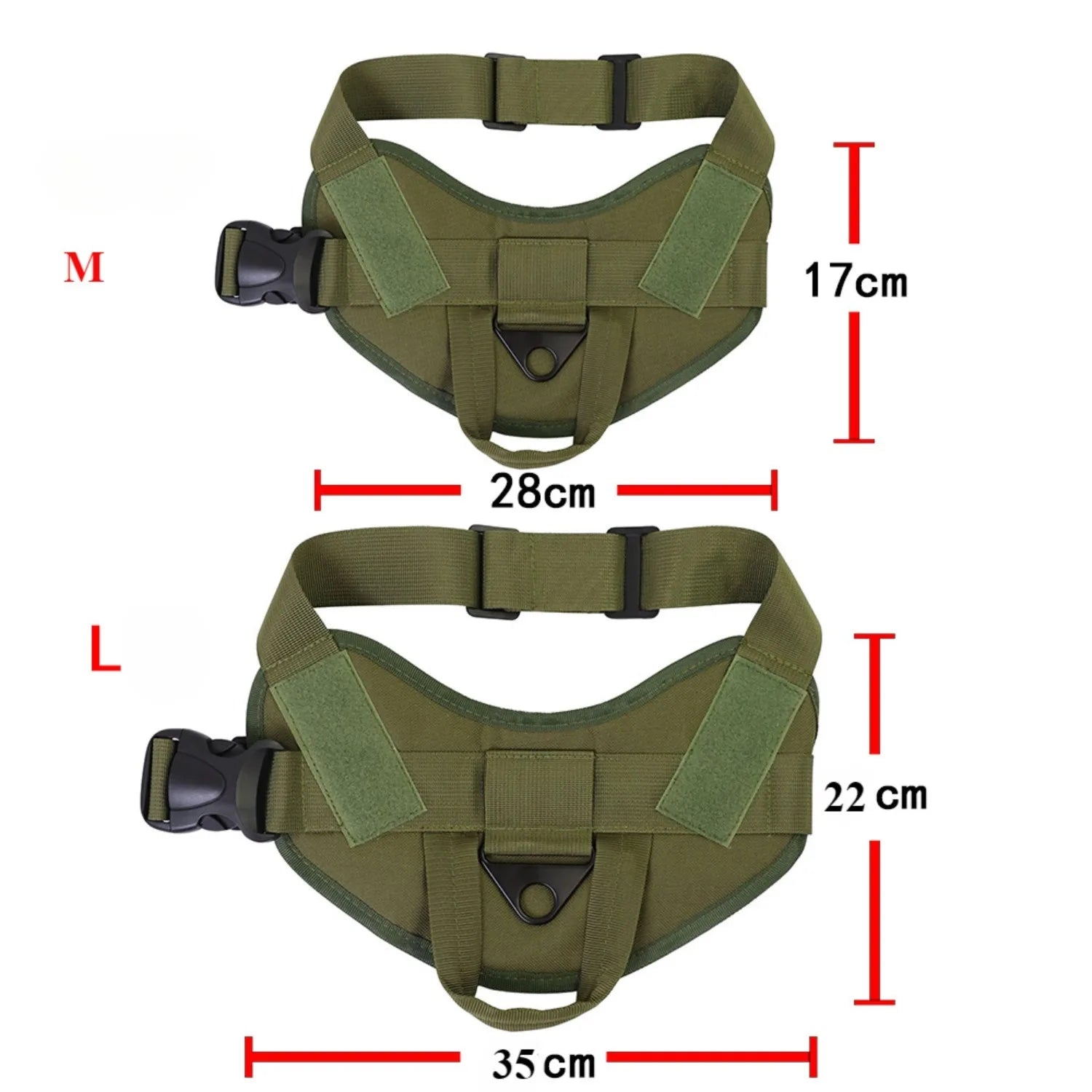 German Shepherd Pectoral Dog Harness Nylon Adjustable Training