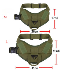 German Shepherd Pectoral Dog Harness Nylon Adjustable Training