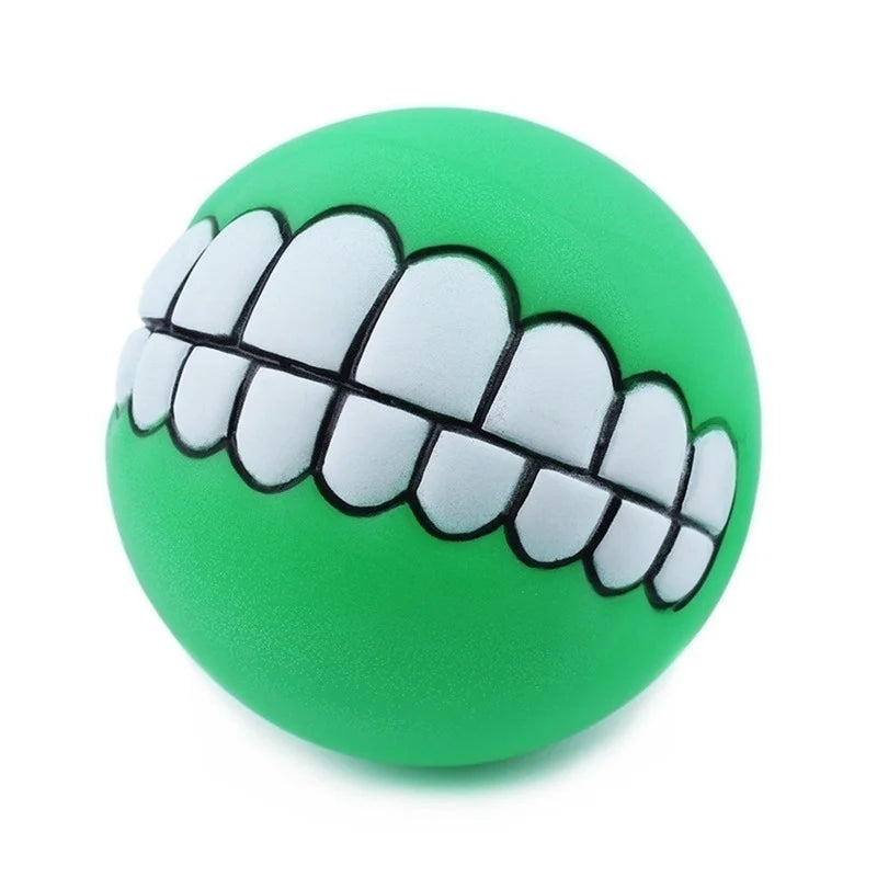 Ball Teeth Silicon Chew Toys Sound Novelty Playing Funny Toys Dog