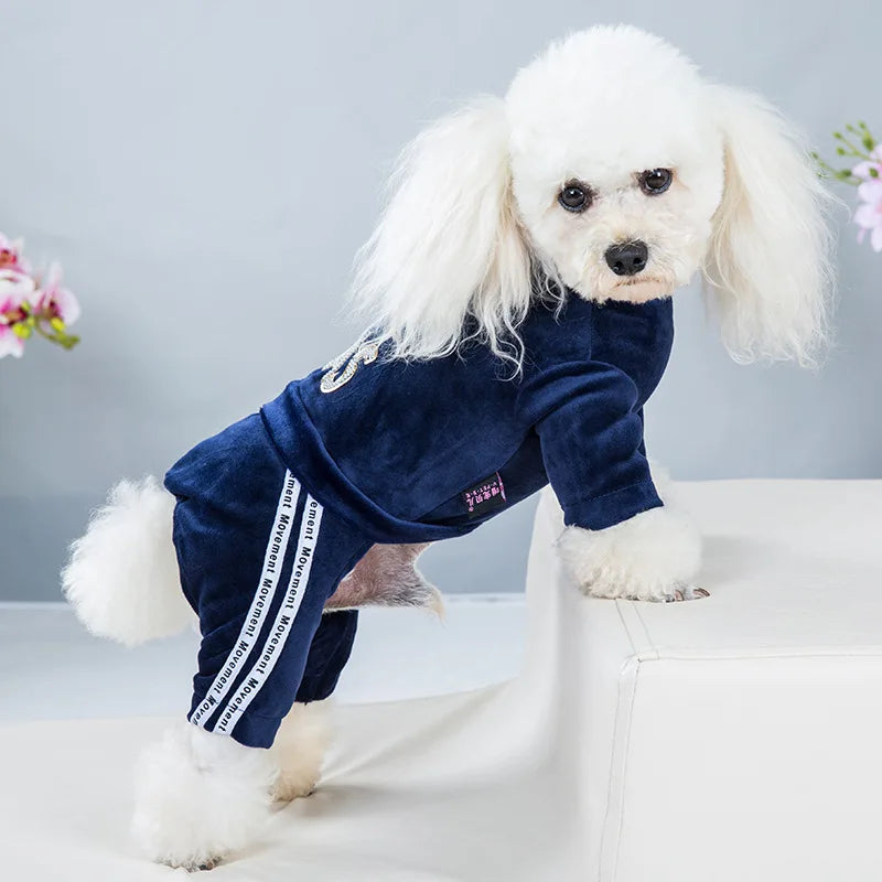 Warm Winter Overalls Jumpsuit for Small Dog Chihuahua Puppy Clothes