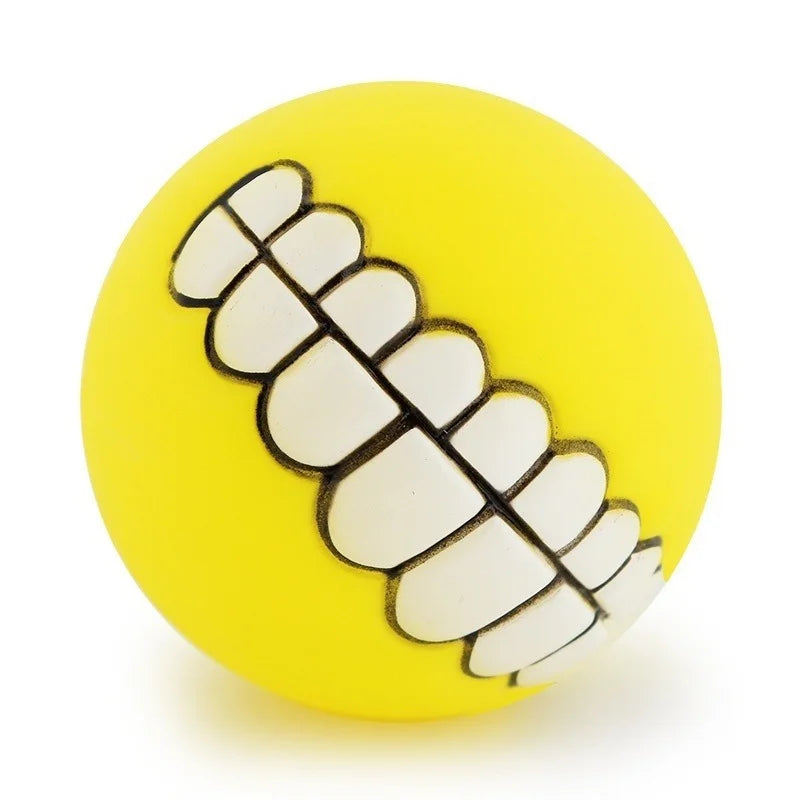 Ball Teeth Silicon Chew Toys Sound Novelty Playing Funny Toys Dog