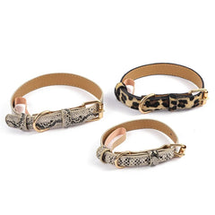 PU Soft Adjustable Pet Collar Durable for Small Medium Dog Collar
