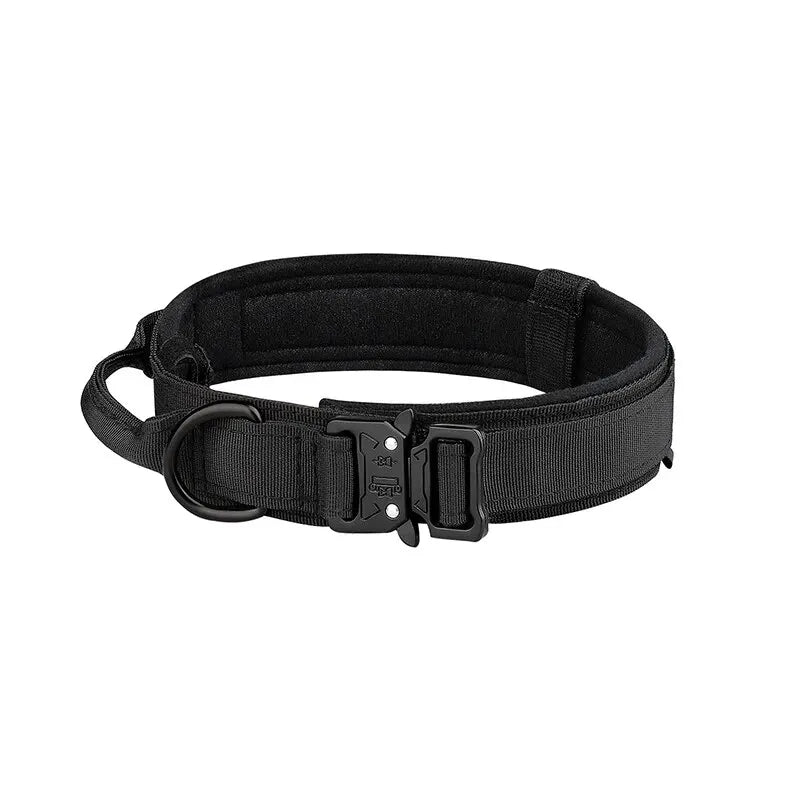 Adjustable And Durable Tactical Dog Collar For Medium Large Dogs