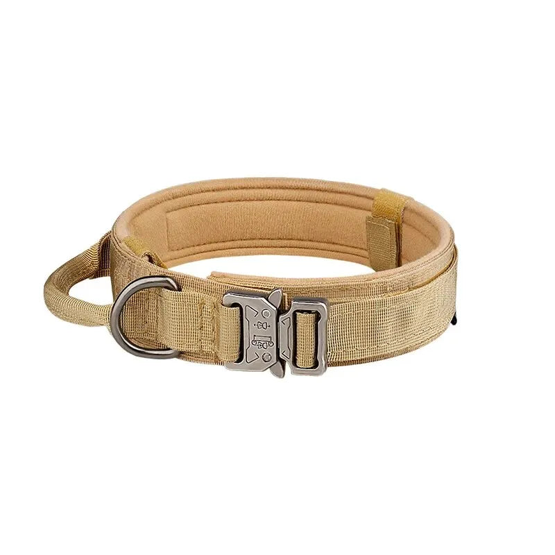 Adjustable And Durable Tactical Dog Collar For Medium Large Dogs