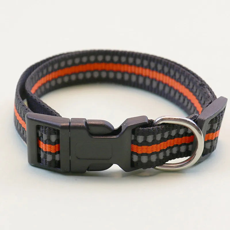Dogs Walking Nylon Pet Collars Adjustable Waterproof Dog Collars