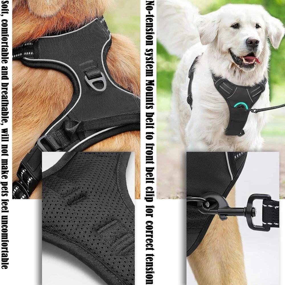 No Pull Chest Traction Medium Dog Vest Adjustable Dog Harness