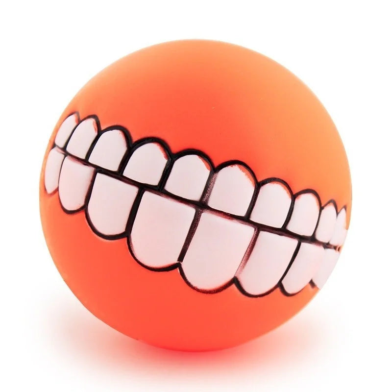 Ball Teeth Silicon Chew Toys Sound Novelty Playing Funny Toys Dog