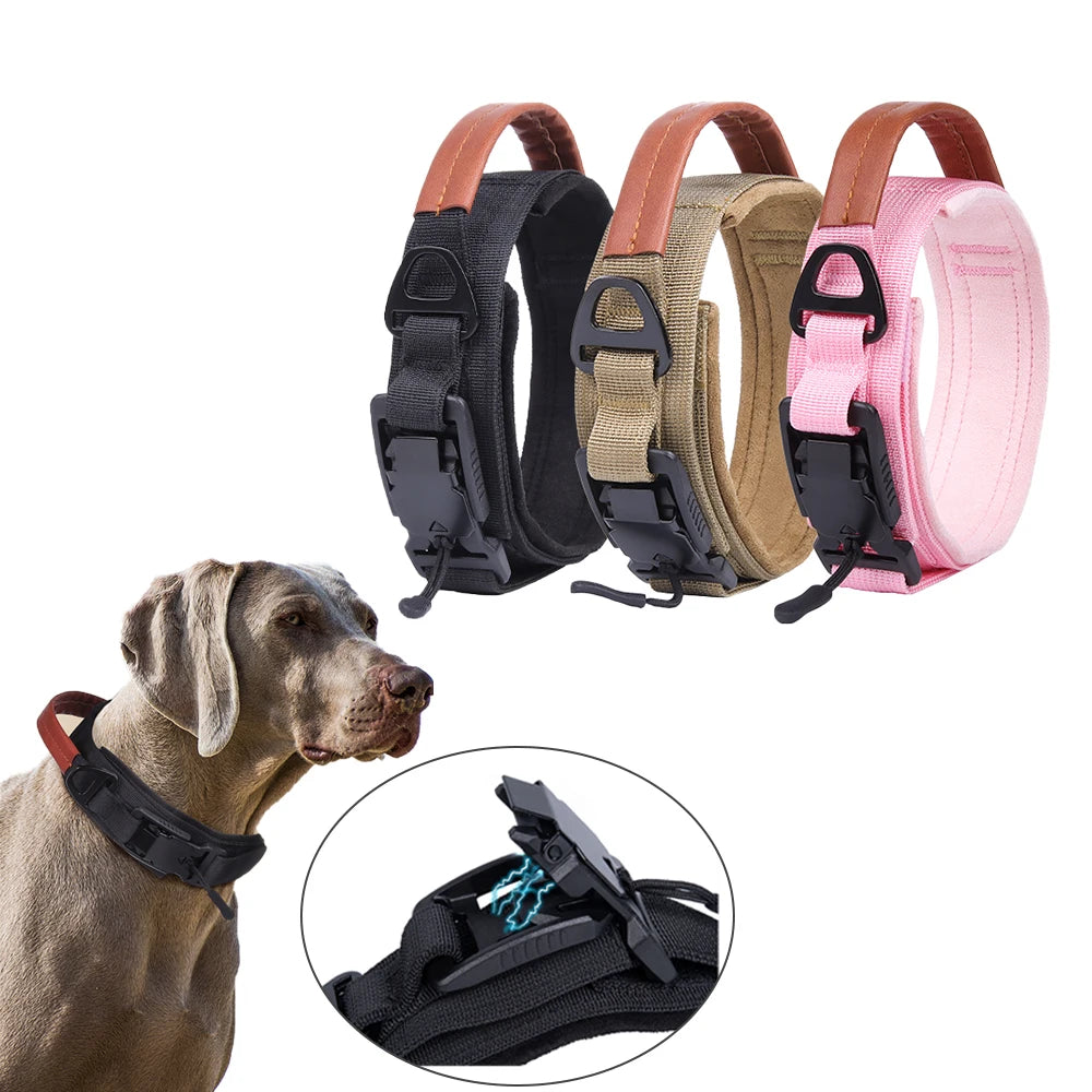 Dog Collar with Innovative Magnetic Adjustable for Large Dogs Accessories
